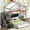 Gray, variant on Gray Twin over Full Bunk Bed with Storage | Meets Bedroom Storage and Sleep Needs | Ensures a Reliable and Enjoyable Experience