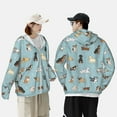 thumbnail image 6 of Daiia Dog Pets UPF 50+ Sun Protection Hoodie Jacket Lightweight Long Sleeve Sun Shirt for Women Men with Pocket Hiking Outdoor-3X-Large, 6 of 9