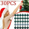 thumbnail image 3 of Christmas Ornaments Christmas Balls 30PCS 1.5in Christmas Balls Ornaments For Xmas Tree Shatterproof Christmas ornaments, 3 of 8