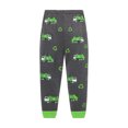 thumbnail image 3 of Popshion Boys Pajamas for Toddler Kids Clothes Set Garbage Truck Sleepwear Long Sleeve 100% Cotton 2 Piece Kids Pjs 3T/6912, 3 of 6