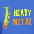 thumbnail image 3 of CafePress - Heavy Metal Baritone Sax Dark T Shirt - Men's Classic Graphic Cotton T-Shirt, 3 of 4