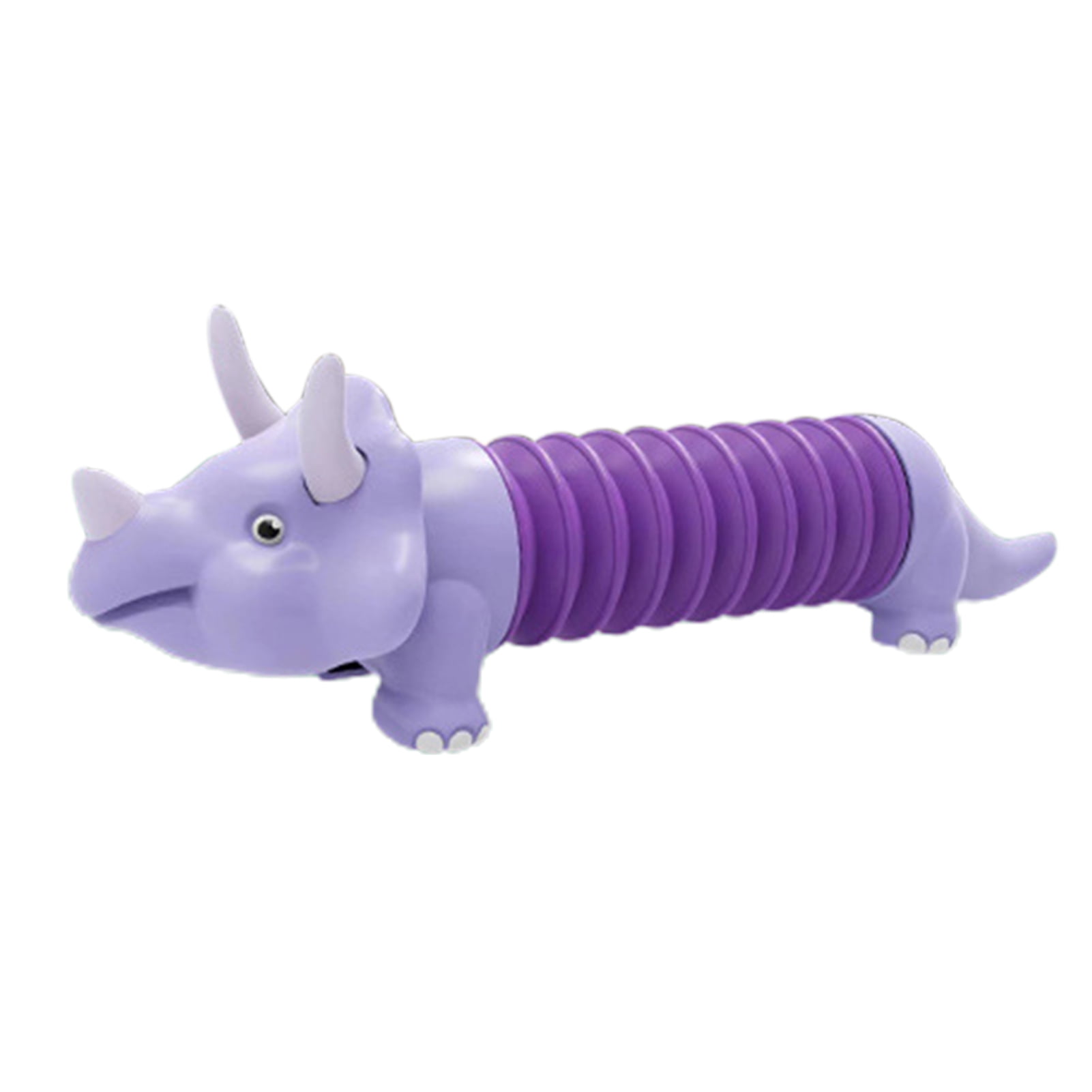 Wowspeed Dinosaur Figure Toys with Retractable Tube Durable Dinosaur