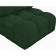 thumbnail image 5 of Meridian Furniture Ames Green Boucle Fabric Armless, 5 of 11