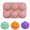 #A13-Pink, variant on Pumpkin Silicone Molds, 3 Different Shapes Pumpkin Jack-O-Lantern Mold for Hot Cocoa Bombs, 6-Cavity Halloween Mold for Baking Chocolate, Cupcake, Jelly