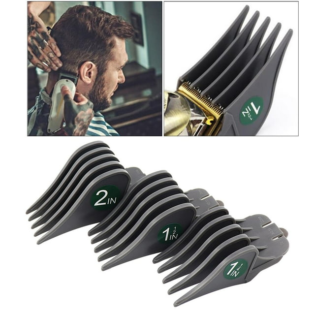 3PCS / SET PROFESSIONAL HAIR LIMIT BODY LIMIT 32MM 51mm Cutting Cutter , Solid & Du - Gray
