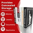 thumbnail image 3 of Skywin Fake Book Box, Cable Hider, Hidden Storage for Cords and Router, Brown, 3 of 8