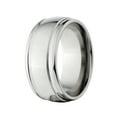 thumbnail image 2 of 10mm Half Round Stainless Steel Ring, 2 of 3