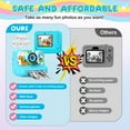 thumbnail image 3 of JoyStone Kids Camera Instant Print with Printing Paper and 32G Card, Gift for Girls and Boys Aged 3-12, Blue, 3 of 11