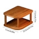 thumbnail image 3 of Estantería esquinera organizadora de escritorio de madera | Estantería de escritorio de varios niveles con portavasos | Soporte de exhibición multiusos para el hogar, 3 of 6