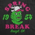 thumbnail image 2 of Mens Funny T Shirts Spring Break 1954 Sarcastic Monster Graphic Novelty Tee For Men Graphic Tees, 2 of 9