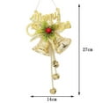 thumbnail image 2 of Fwttom Christmas Bells - Hanging Bells Ornaments Holiday Christmas Bells for Decorations Indoor Outdoor Xmas Tree Wreath Garland, 2 of 3