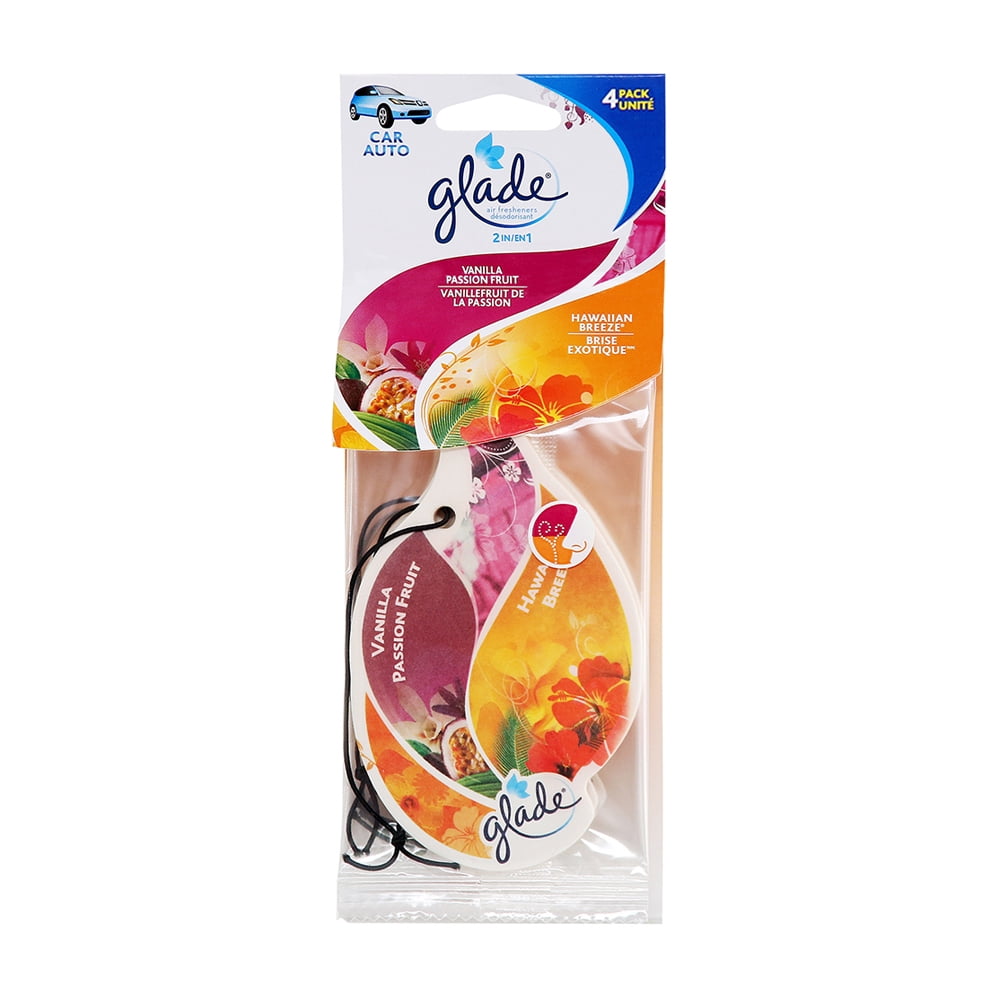 Glade Hawaiian Breeze & Vanilla Passion Fruit Hangable Air Fresheners