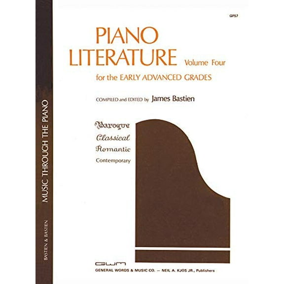Pre-Owned Piano Literature Volume 4 (The Bastien Piano Library) Paperback