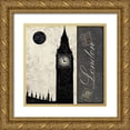 thumbnail image 1 of Sophie 6 12x12 Gold Ornate Wood Framed with Double Matting Museum Art Print Titled - London Moon, 1 of 4