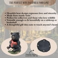 thumbnail image 2 of Black Bear Figurine with Heart - Cute Animal Decor Statue - Charming Wildlife Collectible - Nature Lover Gift - Perfect Animal Figurine for Home Decor and Gift for Wildlife Lovers, 2 of 7