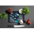 thumbnail image 3 of Carolines Treasures DAC7656LCB 15 x 12 in. Bioluminescent Fish Glass Cutting Board, 3 of 5