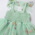 thumbnail image 5 of IWEMEK Summer Prom Dresses for Girls Cute Bowknot Tutu Dress for Kids Spaghetti Butterfly Formal Fairy Dresses 2-3 Years, 5 of 7