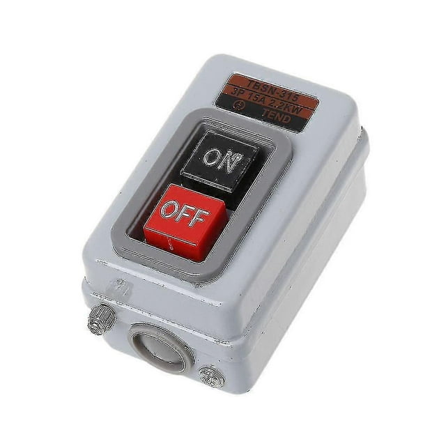 Tbsn-315 Ac 380v 15a 2.2kw On/off 3 Phase Self-locking Power Push Button Switch Ty-HYJ