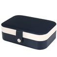 thumbnail image 1 of Advancent Caja organizadora de almacenamiento de joyas Cajas de viaje de exhibición Aniversario Almacenamiento y organización del hogar Azul oscuro Advancent HA059722-04, 1 of 6