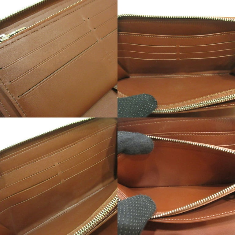 Authenticated Used Louis Vuitton Wallet Zippy Organizer Acajou Brown Long  Round Zipper Gradation Men's Ombre M61687 LOUISVUITTON 