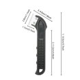 thumbnail image 2 of Tignapoo Compact Tungsten Carbide Tile Grout Removal Tool - Small Size, Includes Replacement Blade for Precision Cutting in Black and Silver Aluminum Alloy and Plastic Construction, 2 of 6