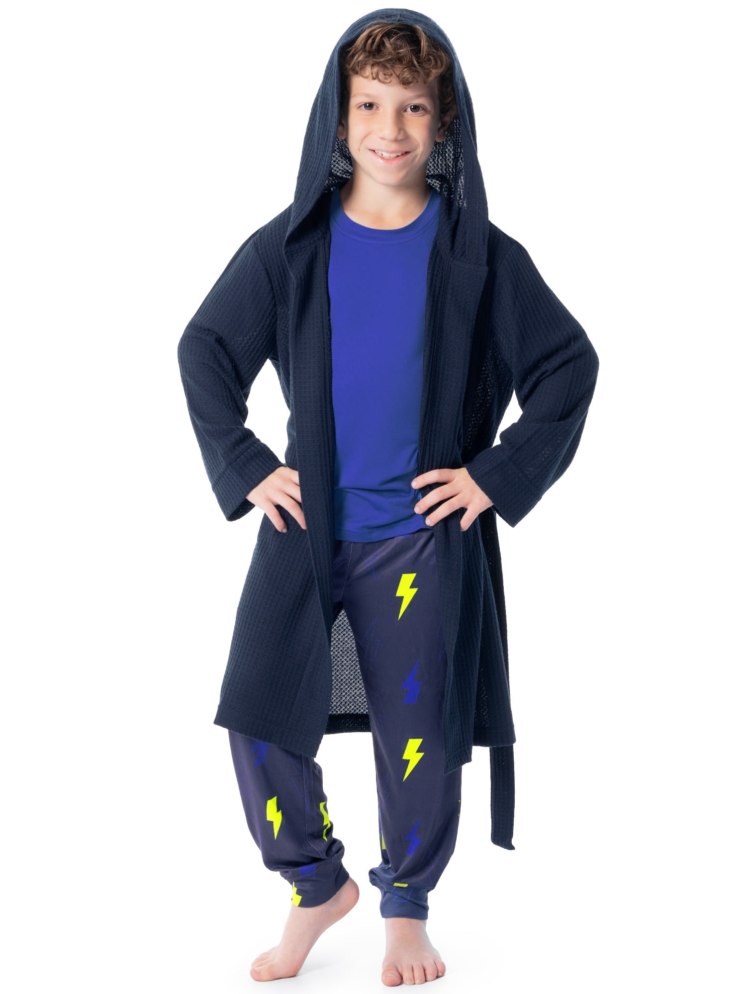 Fruit of the Loom Boy's & Girl's Waffle Pajama Sleep Robe, Sizes 4/5 -14/16