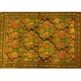 thumbnail image 1 of Ahgly Company Indoor Rectangle Persian Yellow Traditional Area Rugs, 2' x 3', 1 of 4