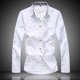 thumbnail image 5 of Camisas informales de otoño con estampado floral para hombres Camisas de cuello de solapa de manga larga más el tamaño M-7XL AweSitey FS6353-09, 5 of 7