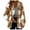 Coffee#fuzzy plaid jackets for women, variant on Womens Fuzzy Fleece Plaid Shacket Jacket Plus Size Buffalo Plaid Flannel Sherpa Lined Coat Button Down Shackets Outwear with Pockets 2025 Yellow,S