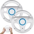 thumbnail image 1 of 2Pack Mario Kart Steering Wheels Compatible for Nintendo Wii Remote, TechKen Mario Kart Racing Wheel Compatible with Nintendo Wii, Mario Kart, Tank, more Wii or Wii U racing games, 1 of 6