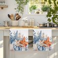 thumbnail image 4 of Orange Blue Starfish Coastal Kitchen Towels Set of 3, Nautical Beach Eucalyptus Absorbent Dish Towels for Kitchen, Microfiber Hand Towel, Quick Drying Tea Towel for Cleaning Decorative Dishcloths, 4 of 7