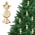 thumbnail image 1 of Fiudx Adornos Navideños de Caramelo, Juego de 6 Piezas, Diseño Rojo y Blanco Brillante, Material Plástico, Larga Duración, Adornos Festivos para Árboles y Puertas, Esencial para Fiestas Navideñas., 1 of 2