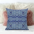 thumbnail image 2 of Amrita Sen Designs  18 x 18 in. Sephalina Paisley Leaves Broadcloth Indoor & Outdoor Zippered Pillow - Muted Blue & Navy, 2 of 6
