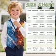 thumbnail image 7 of Garronmavis Ice and Fire Boys Vest Size 9-10 Versatile Dragon Sleeveless Slim Fit Vests Outfit Lightweight Formal Waistcoat Vests with Pockets Stylish Boy's 3 Button Formal Suit Vest, 7 of 7