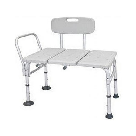 Roscoe Medical TFR-HD6G Adjustable Transfer Bench Gray