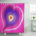thumbnail image 1 of ABPHQTO Colorful Bright Pink Rainbow Heart Happiness Harmony Beautiful Joy Cortina de ducha 150x180 cm, 1 of 1