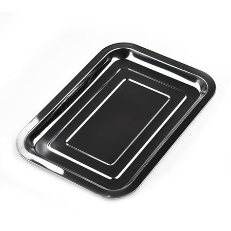 

Stainless Steel Rectangle Baking Sheet Pan For Toaster Oven Cookie Baking