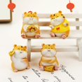 thumbnail image 3 of MesaSe Cartoon Tiger Miniature Lovely Resin Portable Mini Tiger Figure for Desktop, 3 of 10