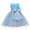 za-Blue, variant on AWZXDE Kids Floral Rainbow Gradient Dress Sleeveless Bowknot Mesh Puff Gown Party Dresses For Girls Birthday Wedding Bridesmaid Princess Pageant Performance Outfit Blue