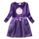 thumbnail image 3 of Ropa para niños de Hello Kitty, nuevo vestido de algodón de dibujos animados, falda de hilo de red con lazo a la moda de otoño para niñas, Falda plisada dulce para bebé, 3 of 5