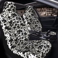 thumbnail image 2 of Uemuo Cow Skin 1 Pattern Car Seat Covers for Front Seats Waterproof Seat Covers for Cars, Universal Auto Front Seats Protector Fits for Car-1, 2 of 6