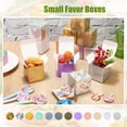 thumbnail image 3 of Colorful Gift Boxes, Kraft Paper Cube Boxes Easy Assemble Small Cardboard Boxes with Lids for Crafting Cupcake Christmas Wedding Presents Birthday Bridesmaids (2 x 2 x 2 Inch), 3 of 5