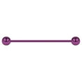 thumbnail image 3 of 16G Industrial Barbell Surgical Steel Anodized Body Piercing Jewelry 32mm Long, 3 of 4