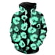 thumbnail image 1 of Sudadera con capucha y cremallera con textura de piel de animal para hombre, divertida, de moda, unisex, para adolescentes, ropa de calle de gran tamaño, estilo Harajuku, con estampado 3D informal, 1 of 6