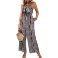 thumbnail image 2 of Trajes blancos de 2 piezas para mujer sexy, tops con hombros descubiertos para mujer, conjuntos de pantalones de pierna ancha de verano, trajes de 2 piezas para mujer, primavera, 2 of 5