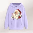 thumbnail image 2 of WILLBEST Sudadera con Capucha para Mujer, Estilo Navideño, con Estampado Navideño, Cuello Redondo y Manga Larga Diseño Holgado E Informal X-Grande, 2 of 3