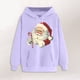 thumbnail image 2 of WILLBEST Sudadera con Capucha para Mujer, Estilo Navideño, con Estampado Navideño, Cuello Redondo y Manga Larga Diseño Holgado E Informal Mediana, 2 of 3