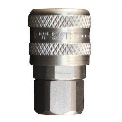 Milton S-775 A-Style Coupler, Steel Air Tool Fitting, 1/4" FNPT
