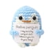 thumbnail image 4 of 1/2 pieza de muñeco pingüino valiente tejido a mano graduados / recuerdos GI Nice / M4D6, 4 of 7