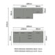 thumbnail image 3 of Cocina Integral Completa Modular Madesa Agata 180cm BG, 3 of 5